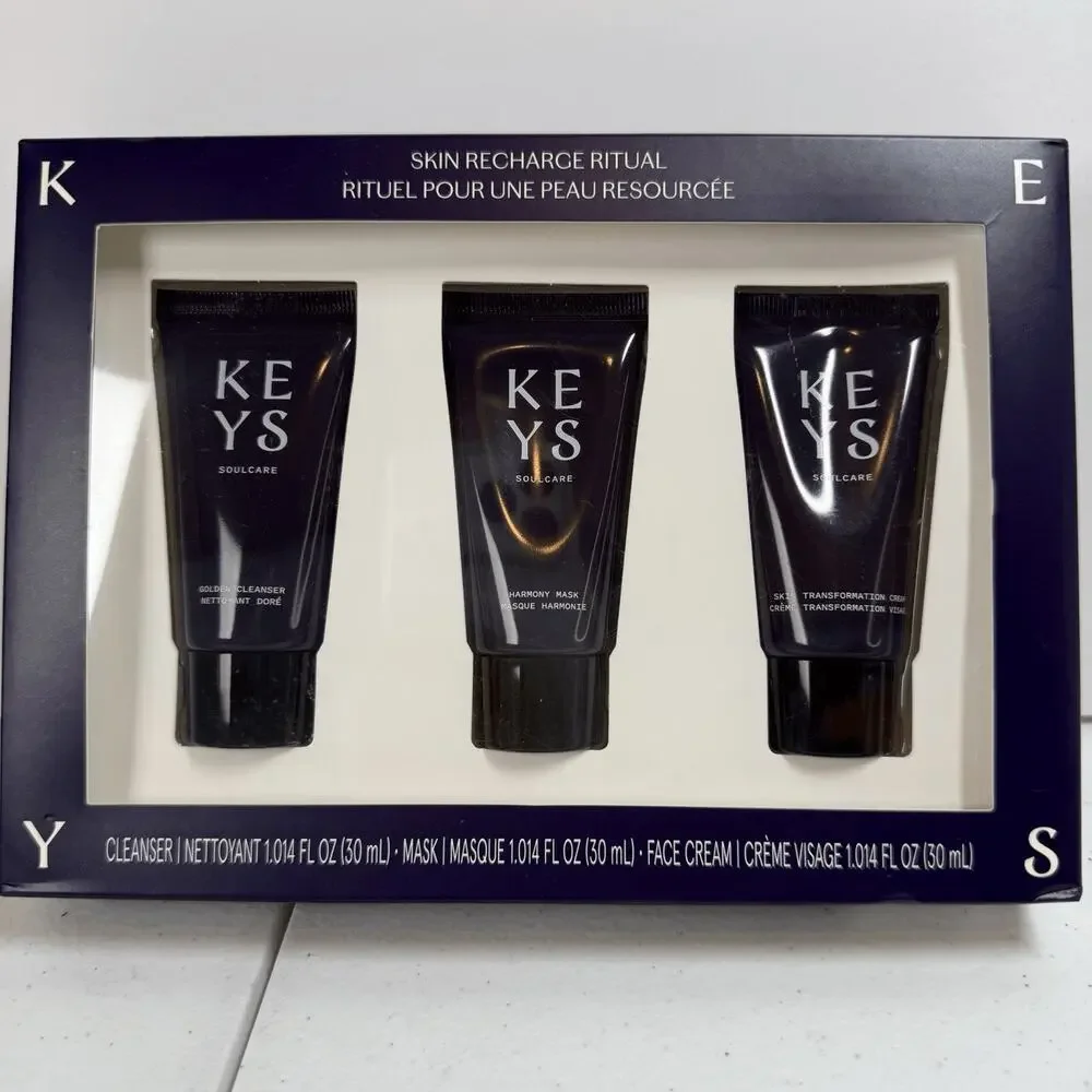 Alicia Keys Soulcare Skin Recharge Ritual Set Cleanser Mask Cream Gift